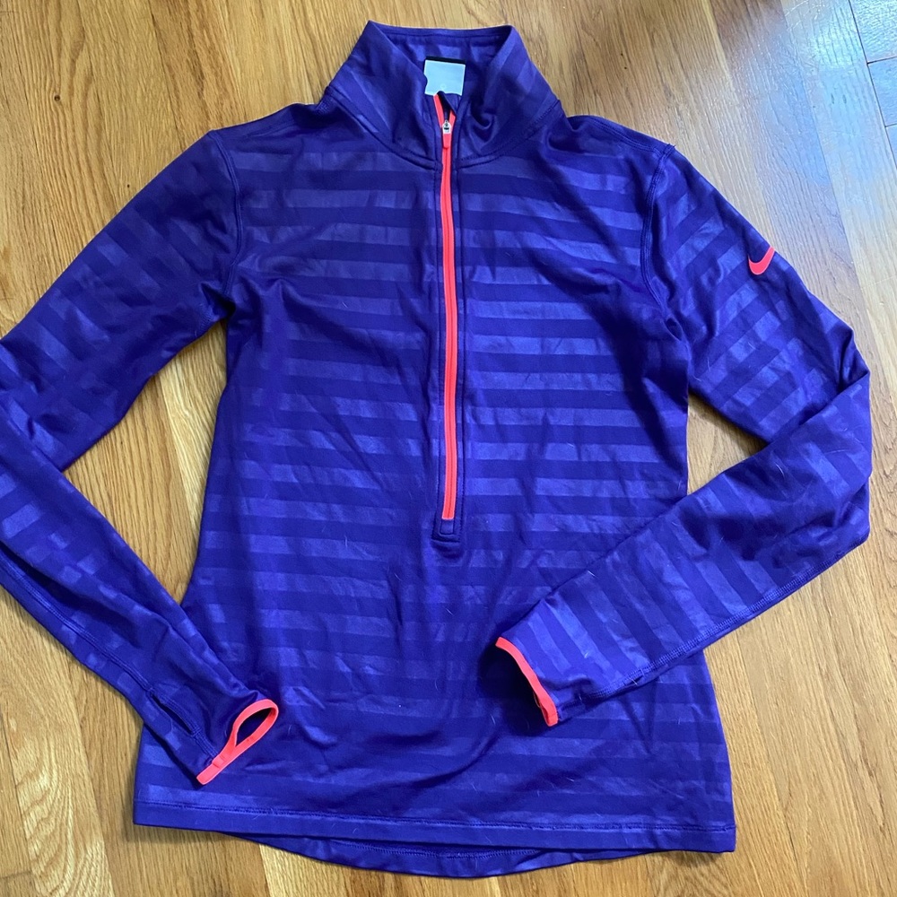 NIKE purple zipup